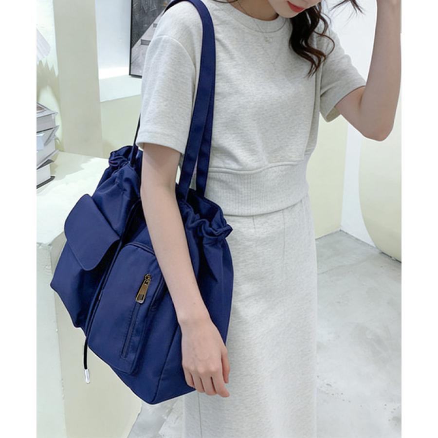 miniministore（ミニミニストア） ナイロン巾着バッグ トートバッグ 大