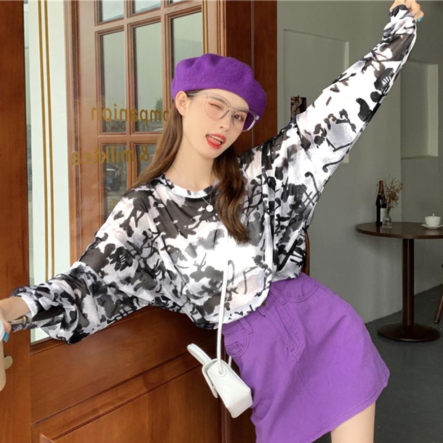 ANN DEMEULEMEESTER長袖シースルーSサイズ ANN DEMEULEMEESTER長袖シースルーSサイズ ANN DEMEULEMEESTER