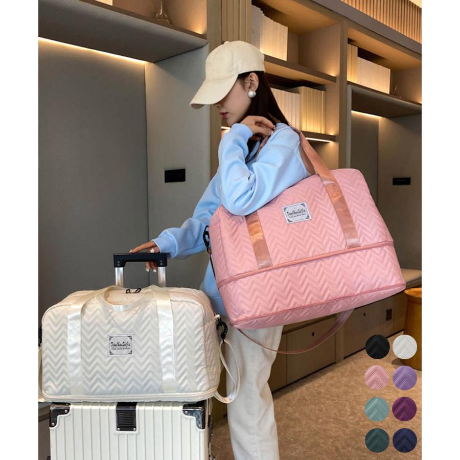 miniministore 拡張ファスナーボストンバッグ ポーチ付き