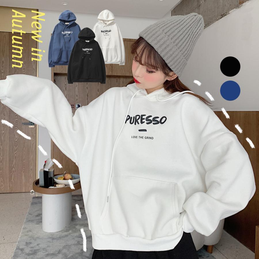 パーカー レディース 裏起毛 ビッグパーカー トップス 長袖 袖ボリューム 韓国 秋冬 暖かい 99aaa 021 Miniministore 通販 Yahoo ショッピング