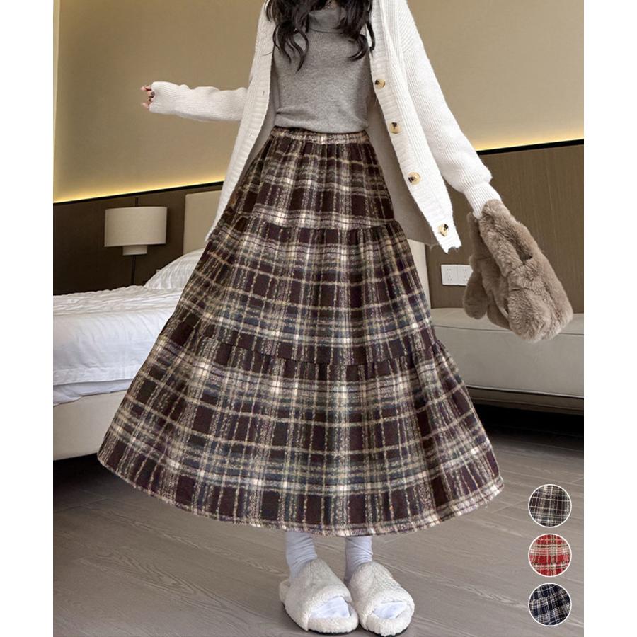 miniministore（ミニミニストア） フレアスカート Aライン チェック柄