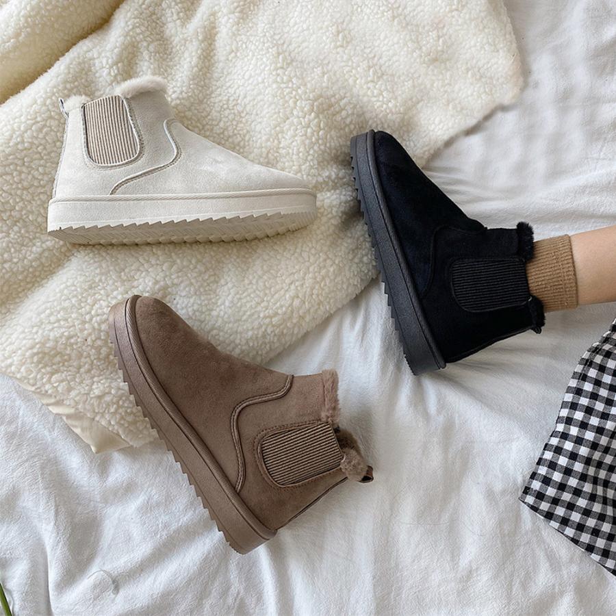 ムートンブーツ ブーツ モカシン 冬靴 レディース 裏起毛 暖かい もこもこ 痛くない 人気 防寒 99gyxc 004 Miniministore 通販 Yahoo ショッピング