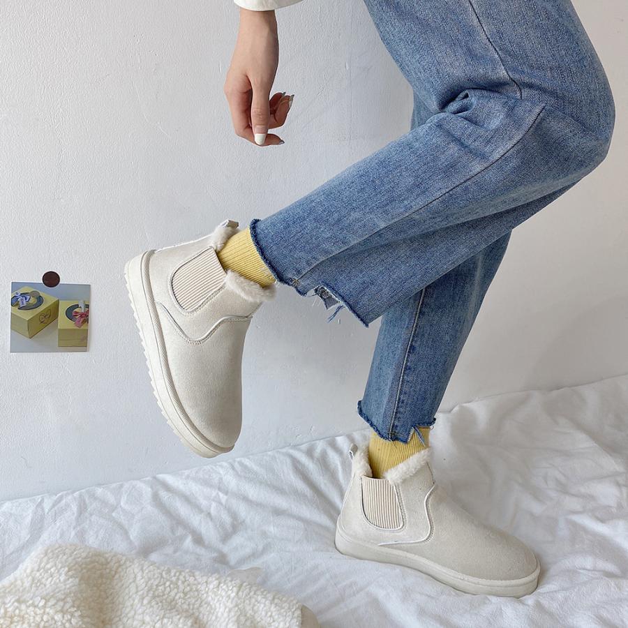 ムートンブーツ ブーツ モカシン 冬靴 レディース 裏起毛 暖かい もこもこ 痛くない 人気 防寒 99gyxc 004 Miniministore 通販 Yahoo ショッピング