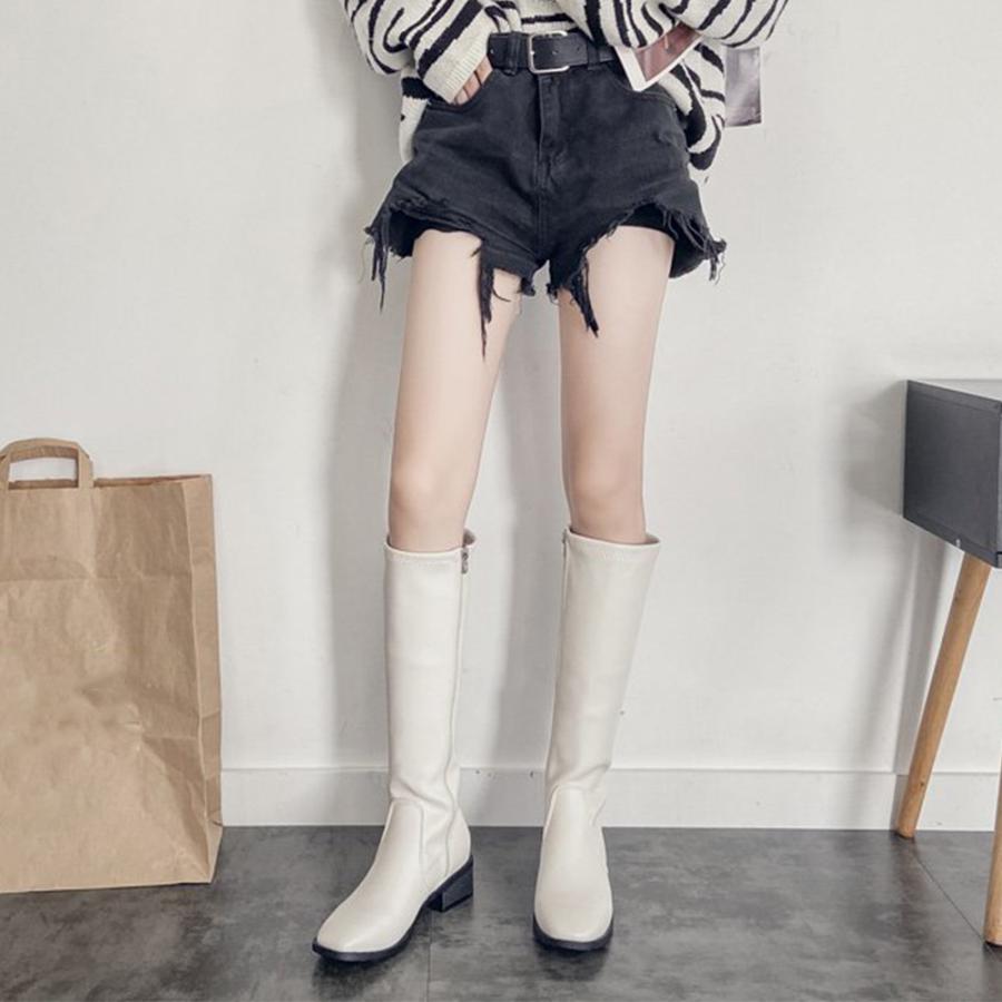 miniministore ニーハイブーツ レディース ロング丈 スクエア miniministore ニーハイブーツ レディース ロング丈 スクエア