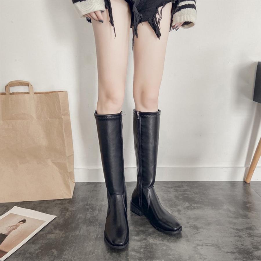 miniministore ニーハイブーツ レディース ロング丈 スクエア miniministore ニーハイブーツ レディース ロング丈 スクエア