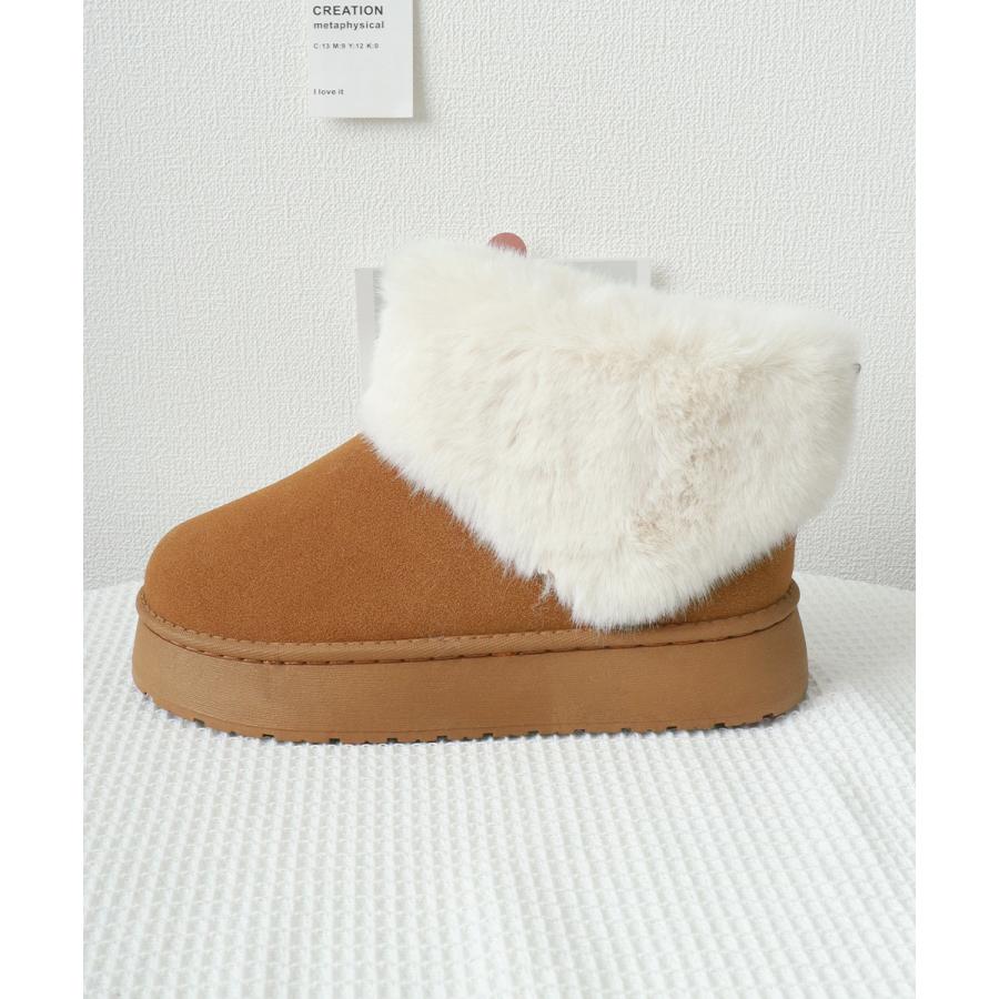 miniministore ムートンブーツ 厚底 ファーブーツ 秋冬 miniministore ムートンブーツ 厚底 ファーブーツ 秋冬