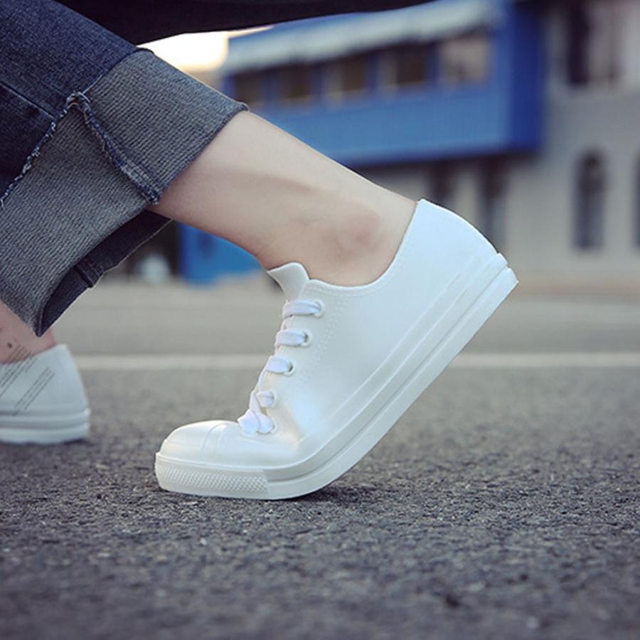 在庫限り 売り尽くしセール レインシューズ スニーカー レディース レインブーツ 靴 雨靴 雨雪 防水ローカット 旅行通学 99hls 001 Miniministore 通販 Yahoo ショッピング