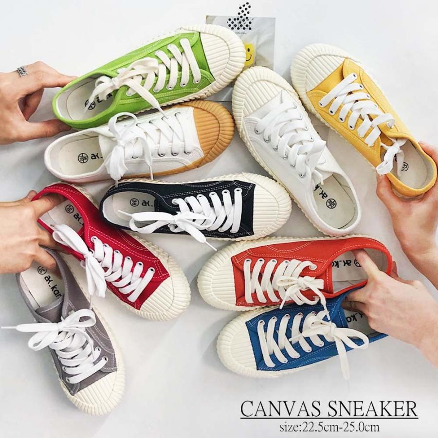 スニーカー レディース キャンバススニーカー 帆布靴 ローカット 無地 おしゃれ 歩きやすい 99klxy 005 Miniministore 通販 Yahoo ショッピング