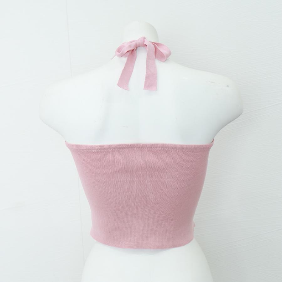 miniministore ホルターネック キャミソール ニット 夏