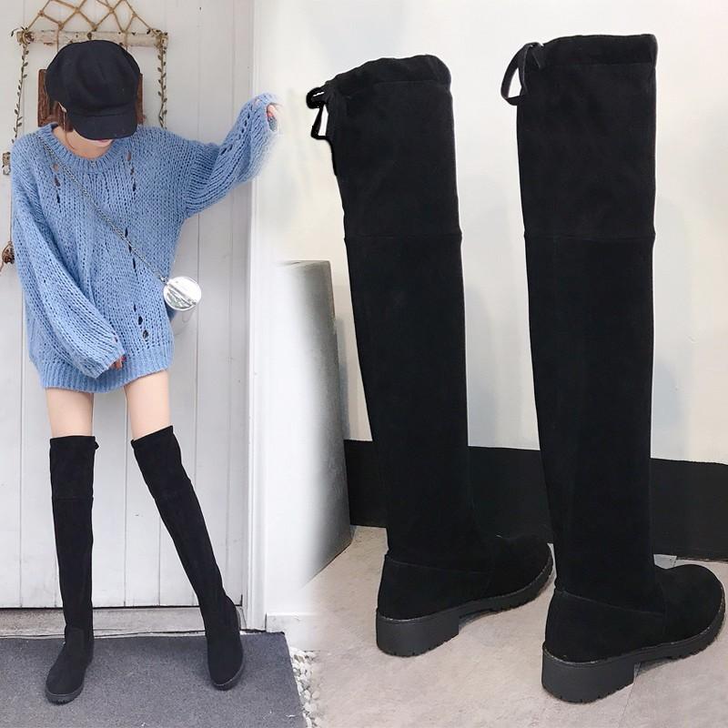 ブーツ ニーハイブーツ レディース ロング丈 ジョッキーブーツ ローヒール 美脚 99moxc 024 Miniministore 通販 Yahoo ショッピング