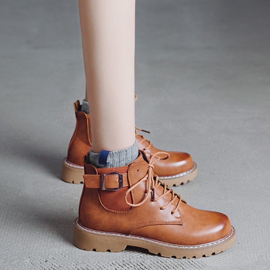 在庫限り 売り尽くしセール ショート ブーツ レディース 靴 ブーティー 裏起毛 レースアップ 秋冬 韓国ファッション 99moxc 061 Miniministore 通販 Yahoo ショッピング