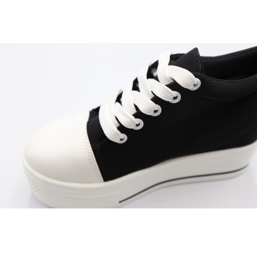 インヒール スニーカー レディース シューズ 厚底 スニーカー ローカット 靴 レースアップ 美脚 無地 99moxc 062 Miniministore 通販 Yahoo ショッピング