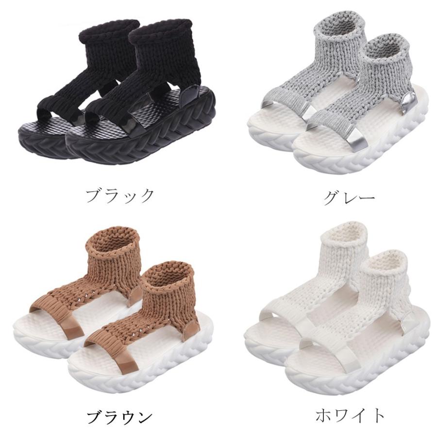サンダル レディース 厚底 メッシュ スポーツサンダル ソックス 通気性 ニットサンダル 歩きやすい 99moxc 094 Miniministore 通販 Yahoo ショッピング