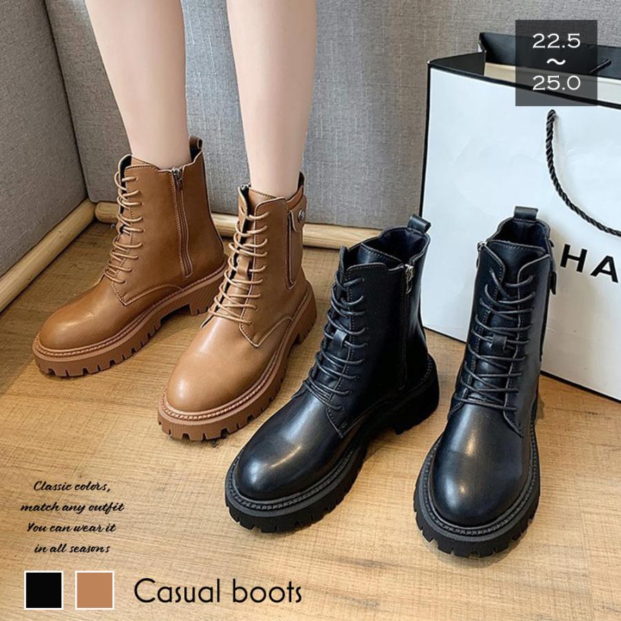 ブーツ レディース ショート丈 靴 ワークブーツ レースアップ エンジニアブーツ 歩きやすい 99moxc 114 Miniministore 通販 Yahoo ショッピング