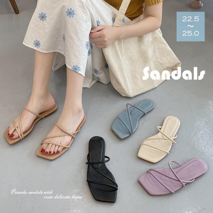 miniministore ビーチサンダル レディース 夏 ストラップ
