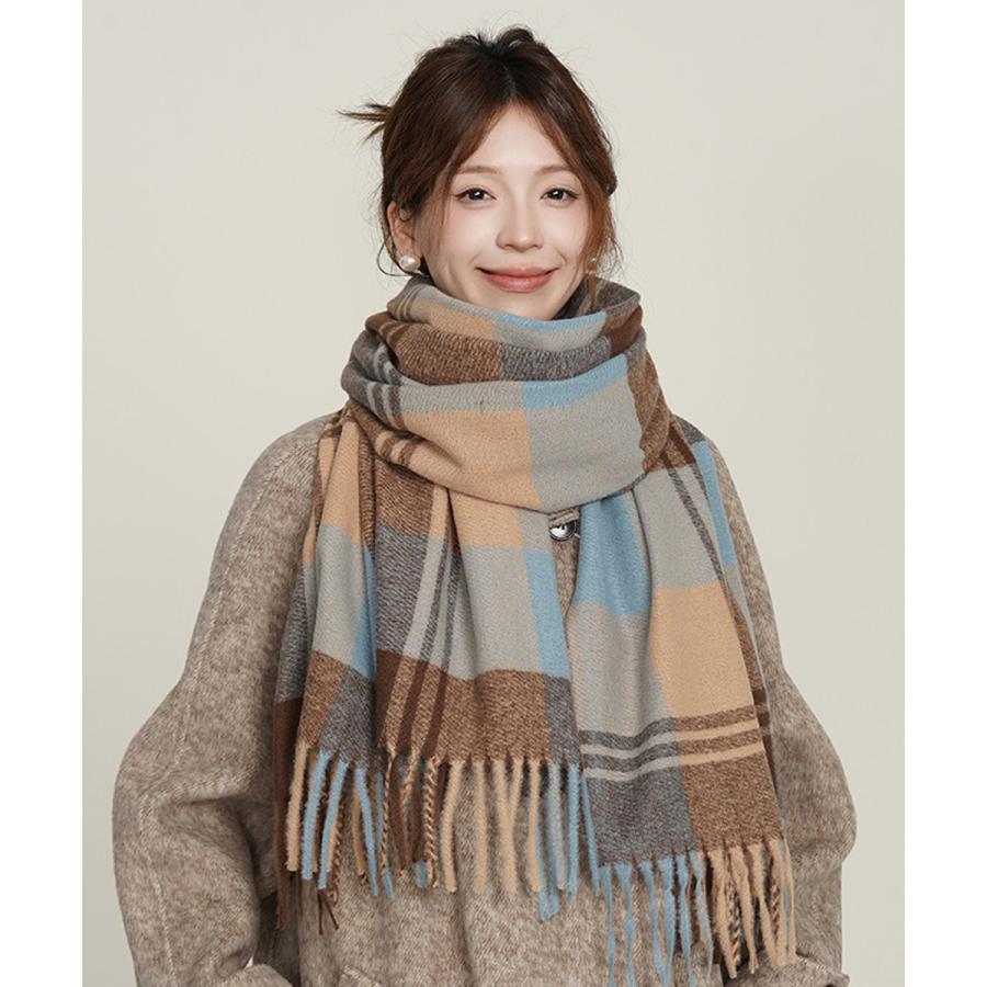 レストローズ　ストール　マフラー　花柄チェック L'EST ROSE（ストール/パシュミナ）のフリマアイテム一覧