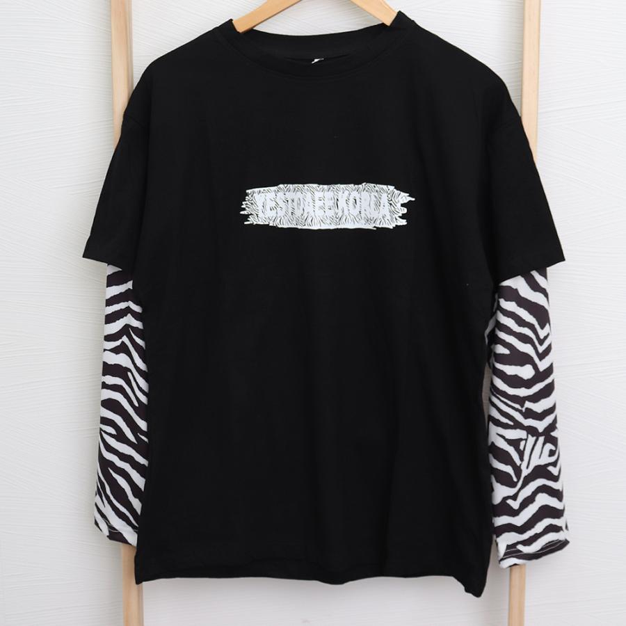 Tシャツ レディース トップス 重ね着風【ネコポス可】｜miniministore｜13