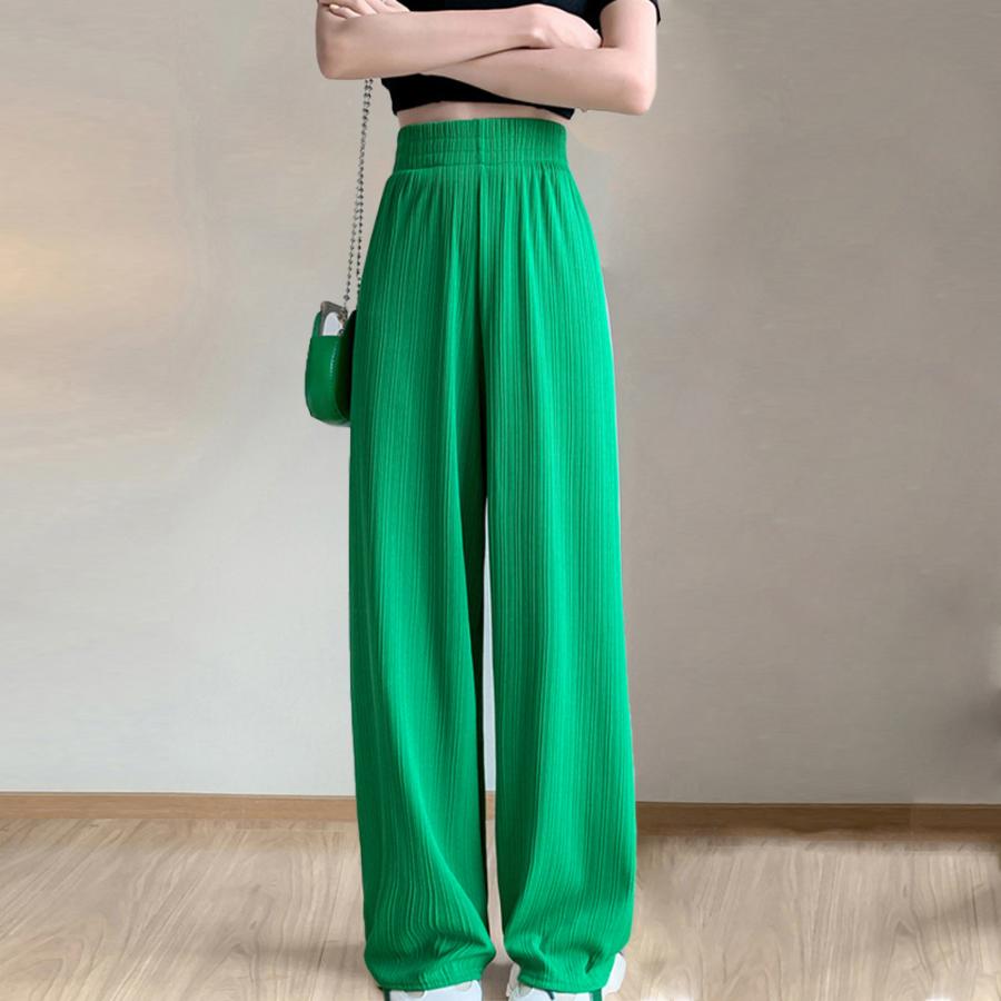 【美品】プリーツプリーズ 17AW スーパーワイド パンツ ポケットあり 緑 1 美品】プリーツプリーズ 17AW スーパーワイド パンツ ポケット