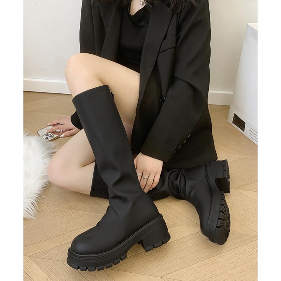 miniministore（ミニミニストア） ロングブーツ 厚底ブーツ ニーハイ