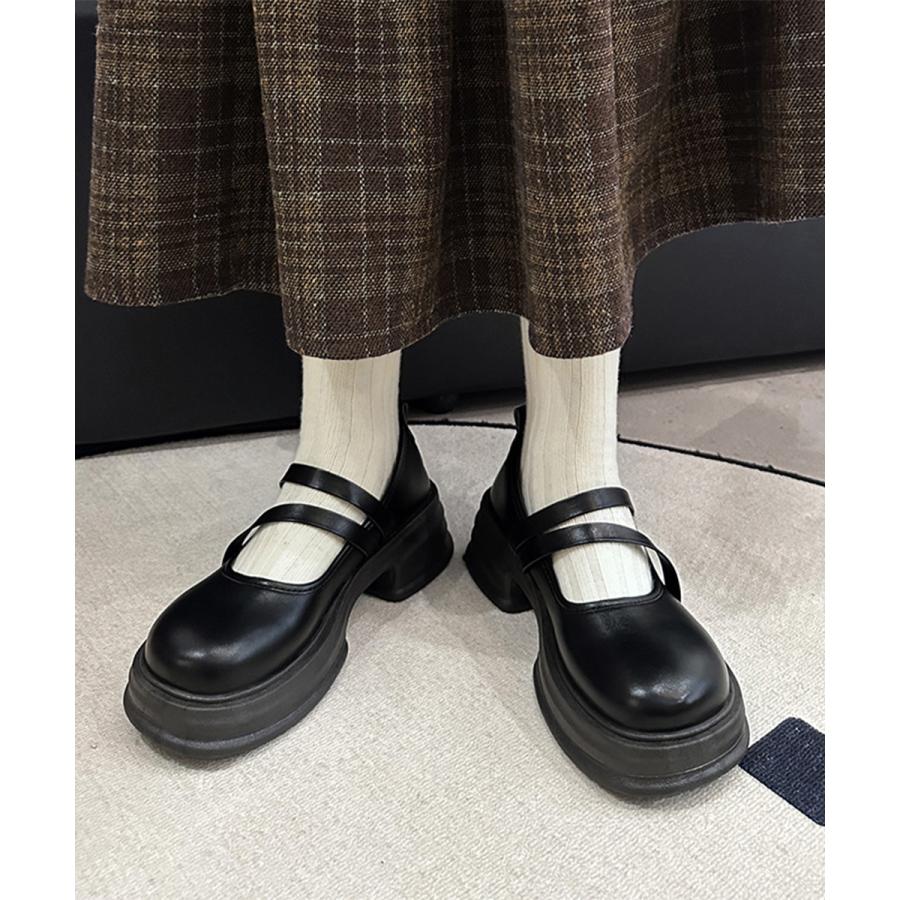miniministore（ミニミニストア） 厚底ローファー レディース 美脚