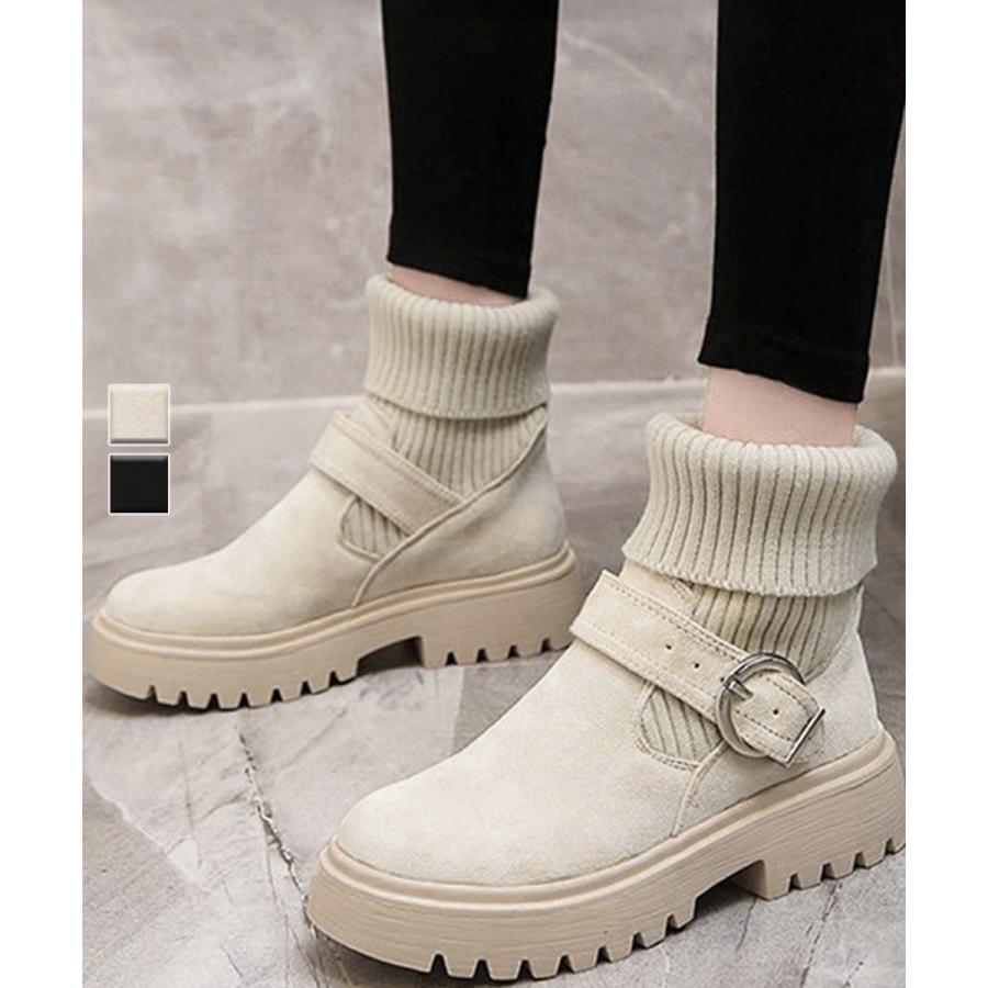 miniministore ソックス風 ショートブーツ レディース miniministore ソックス風 ショートブーツ レディース
