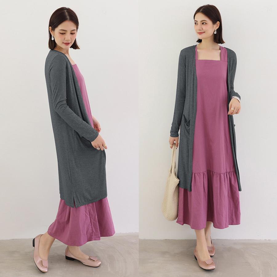 miniministore ロングカーディガン 長袖レディース 韓国風【ゆう miniministore ロングカーディガン 長袖レディース 韓国風【ゆう