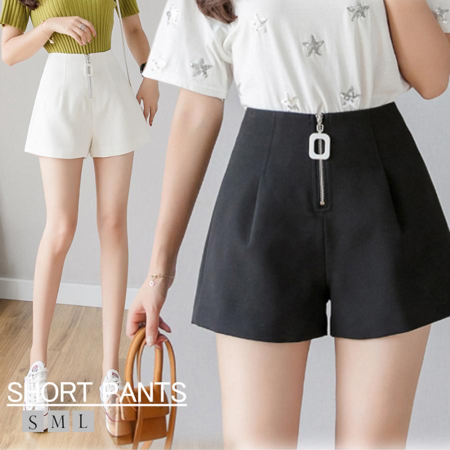 シフォン ショートパンツ レディース ハイウエスト ホットパンツ タック入り ワイドパンツ キュロット 美脚ショーパン ゆったり ネコポス可 Taoyy 013 Miniministore 通販 Yahoo ショッピング