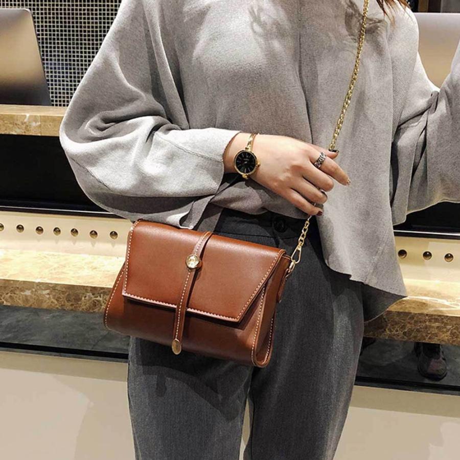 ショルダーバッグ レディース ミニ チェーンバッグ 斜めがけ 小さめ ポシェット バッグレザー 肩掛け スクエアバッグ Tzm 125 Miniministore 通販 Yahoo ショッピング