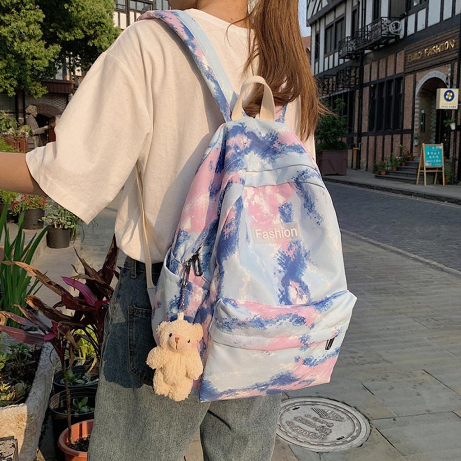 リュックサック レディース グラデーションカラー バックパック 大容量 可愛い リュック バッグ デイパック アウトドア Tzm 225 Miniministore 通販 Yahoo ショッピング