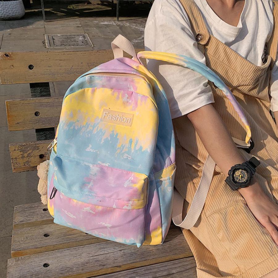 リュックサック レディース グラデーションカラー バックパック 大容量 可愛い リュック バッグ デイパック アウトドア Tzm 225 Miniministore 通販 Yahoo ショッピング