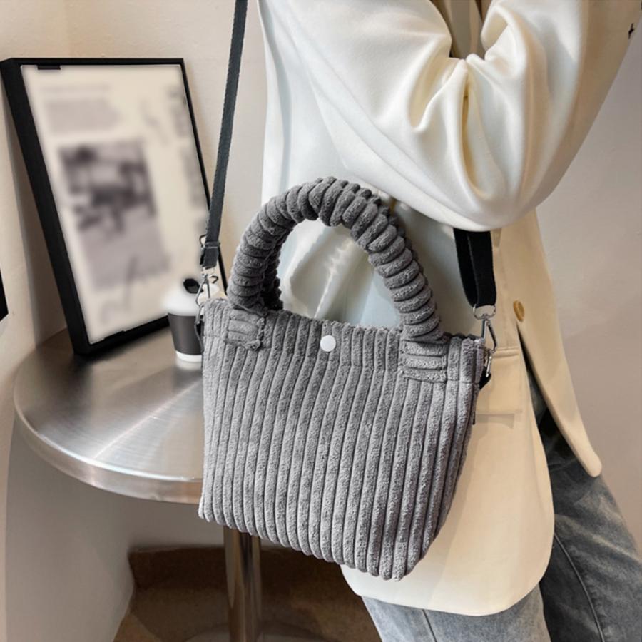 【minitmute】コーデュロイ ミニバッグ miniministore コーデュロイ ショルダーバッグ 2WAY