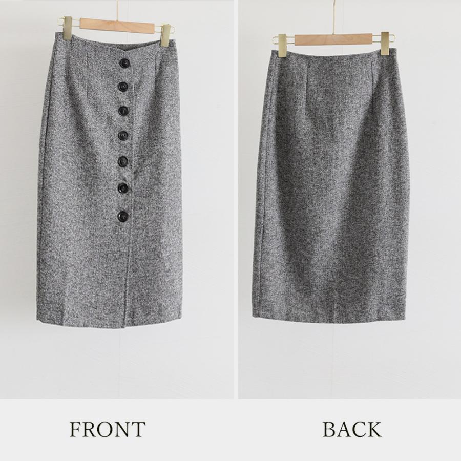 miniministore（ミニミニストア） ツイード調スカート 秋冬ペンシル
