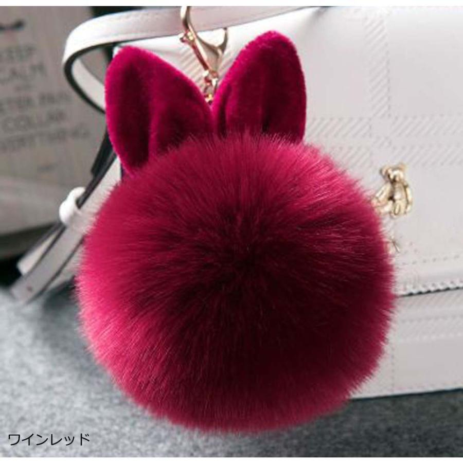 ポンポン ファー チャーム ふわふわ もこもこ バッグチャーム 大人 かわいい うさみみ ラビット Yaya 001 Miniministore 通販 Yahoo ショッピング