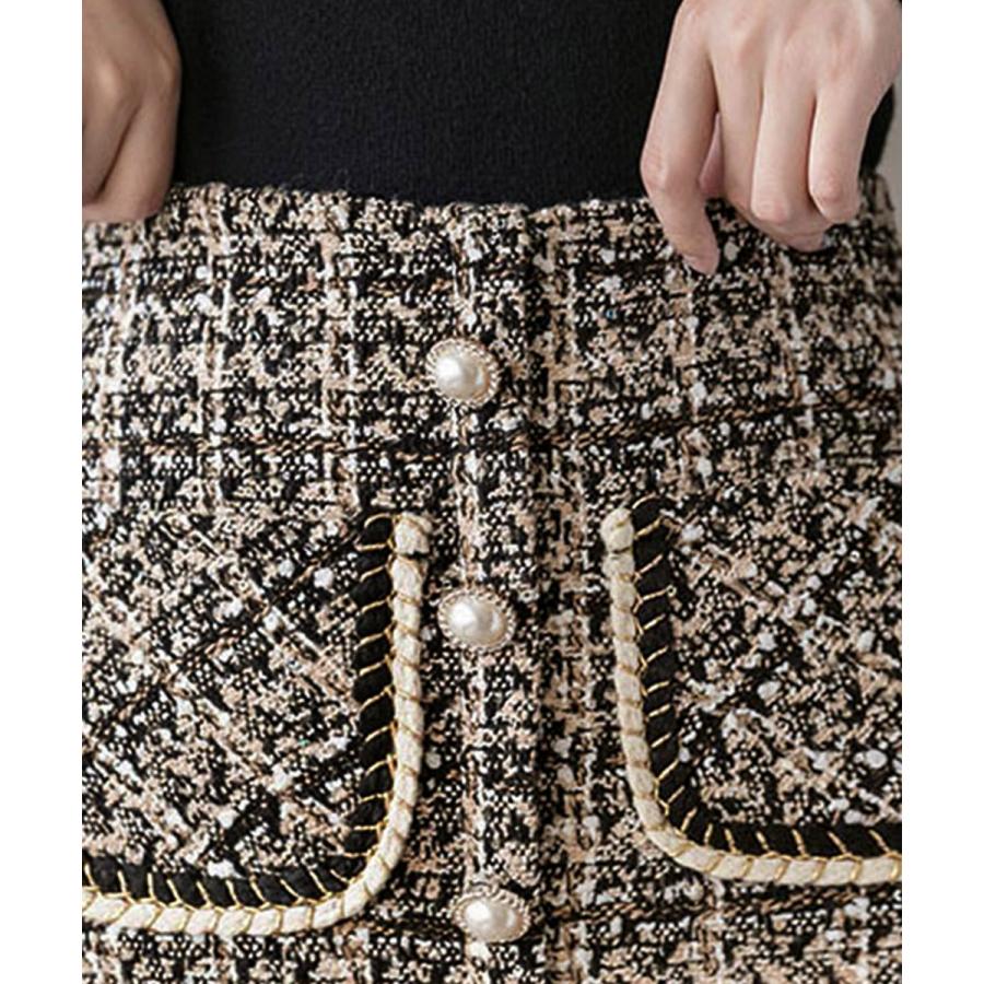 miniministore（ミニミニストア） ツイード風ミニスカート インナー