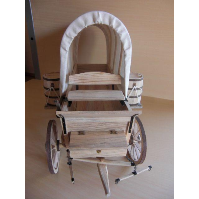 12分の1サイズ ミニチュア カントリー幌馬車2 : ミニチュア木工工房