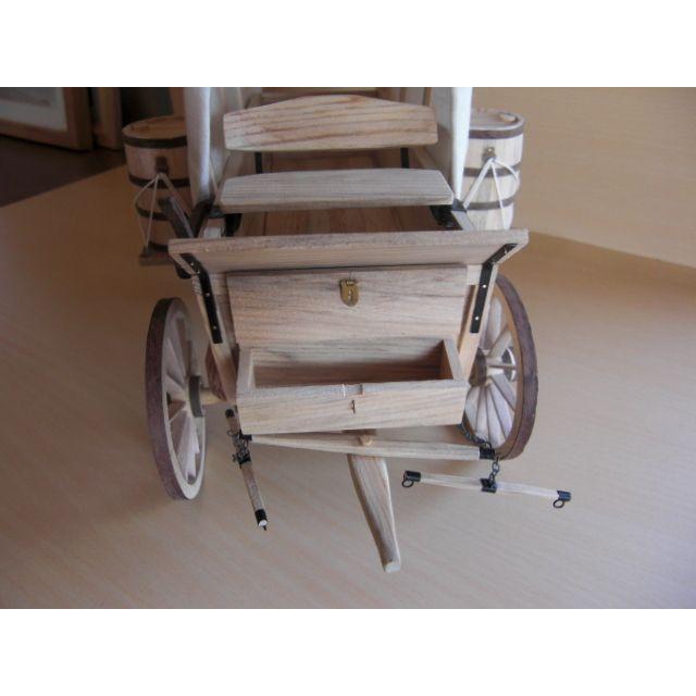 12分の1サイズ ミニチュア カントリー幌馬車2 : ミニチュア木工工房