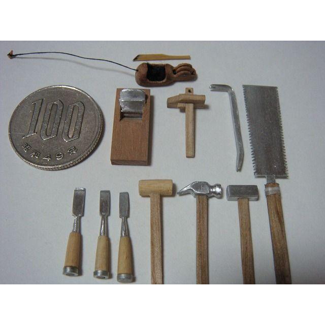 12分の1サイズ ミニチュア大工道具セット Dd101 ミニチュア木工工房 ミニモク 通販 Yahoo ショッピング