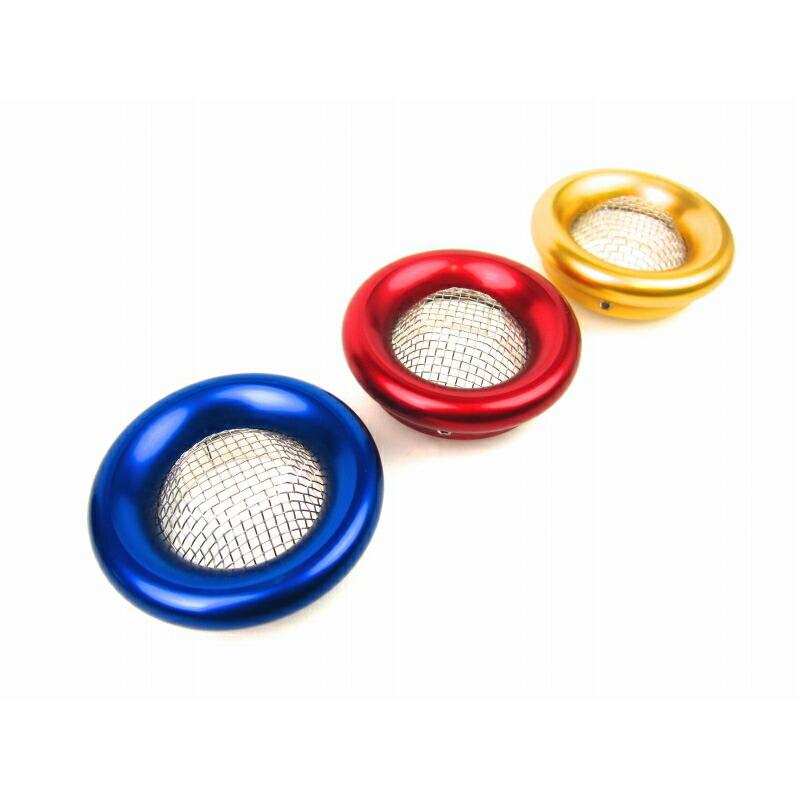 KEIHIN PC20キャブレター用ネット付きファンネル赤【ポスト投函便 