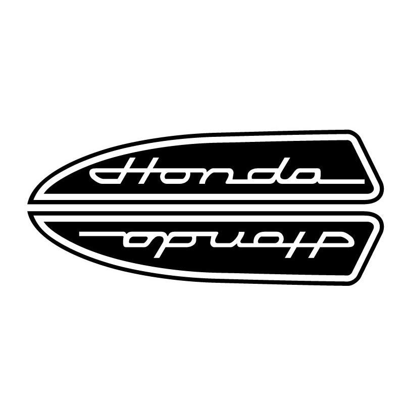 モンキー北米Ver.斜字ディカール3Mラミネート仕様ホワイト【ポスト投函