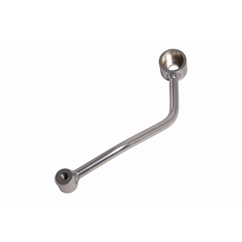 マフラーステー汎用ステンレス製オフセット50mm/長さ175mm右用【ポスト