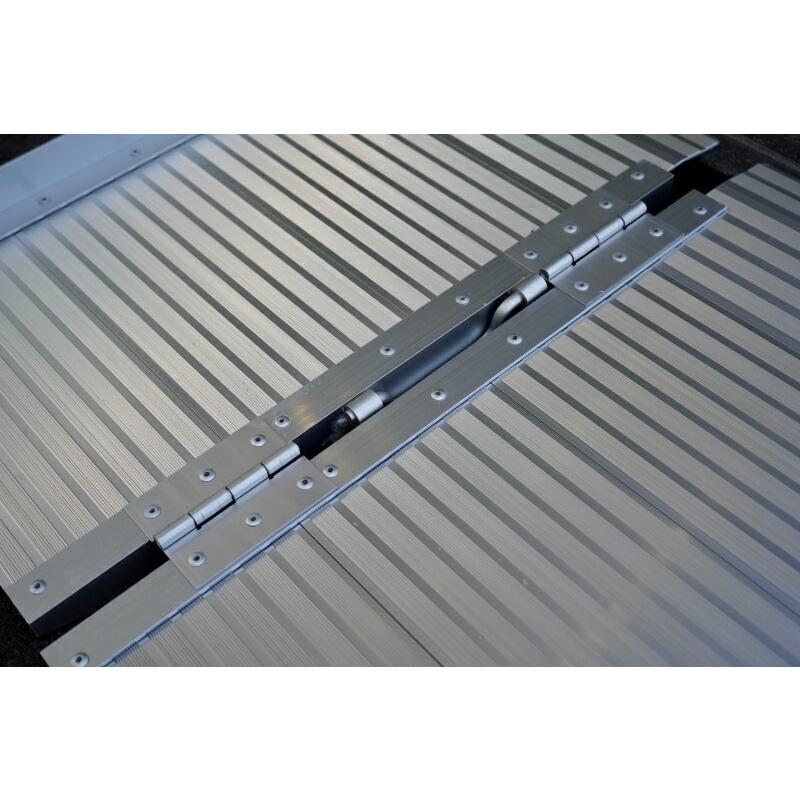 アルミ製 台車・車椅子・バイク用段差解消スロープ60cm アルミ製 台車