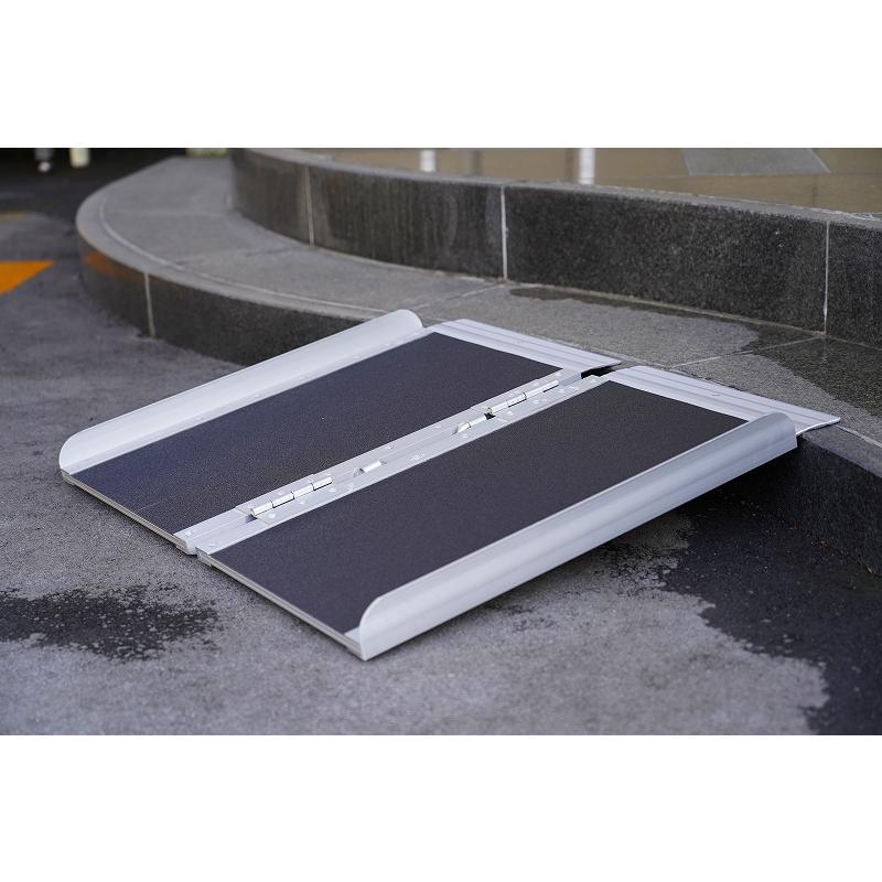 送料無料 ￼アルミ製 台車・車椅子・バイク段差解消スロープ60cm