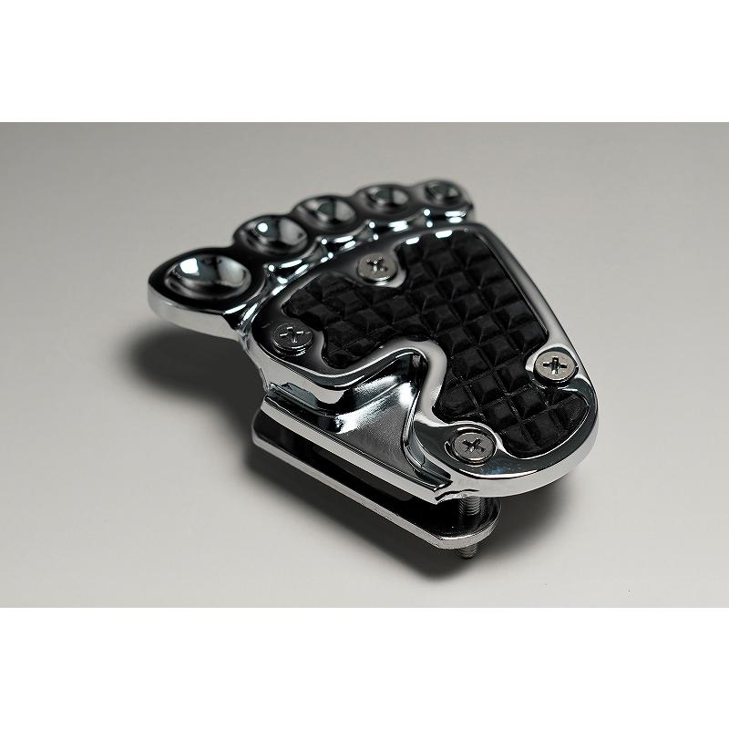 モンキー・ダックス足型フットブレーキペダルカバー クローム