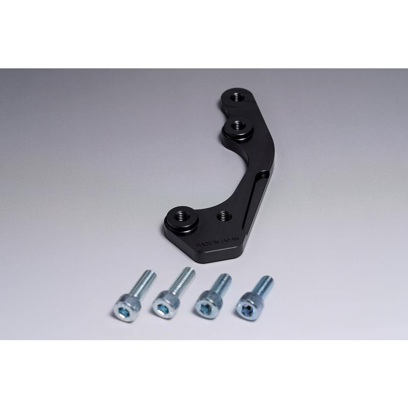 モンキー125フロントキャリパーサポートカニブレンボ用黒 : ミニモト
