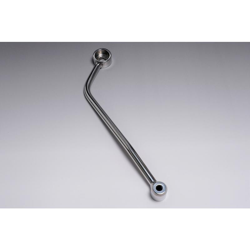 マフラーステーステンレス製オフセット50mm/長さ225mm左用【ポスト投函