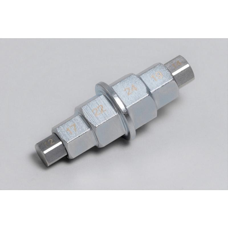 フロントアクスルシャフトの脱着 ソケット 6in1 12~24mm : ミニモト