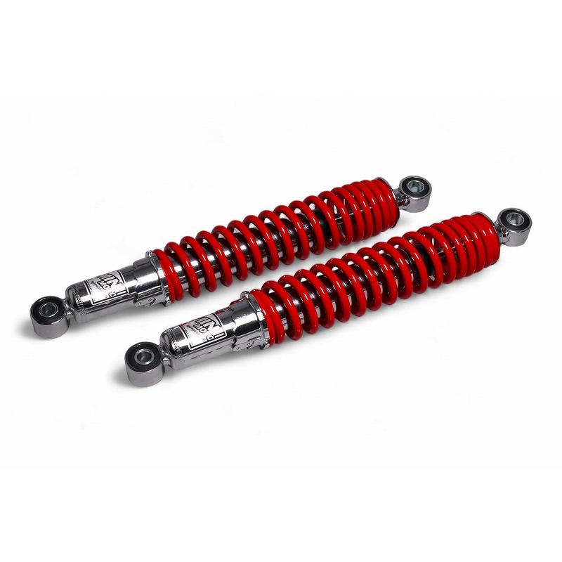 リトルカブ・スーパーカブ レッド 330mm強化リアショック : ミニモト