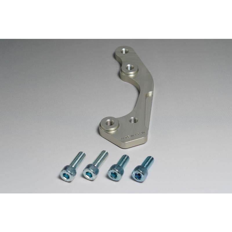 ダックス125フロントキャリパーサポートカニブレンボ用銀 : ミニモト