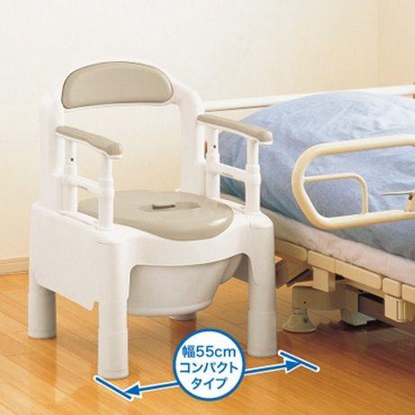 ポータブルトイレFX-CP ちびくまくん ソフト便座タイプ 533-560 アロン化成