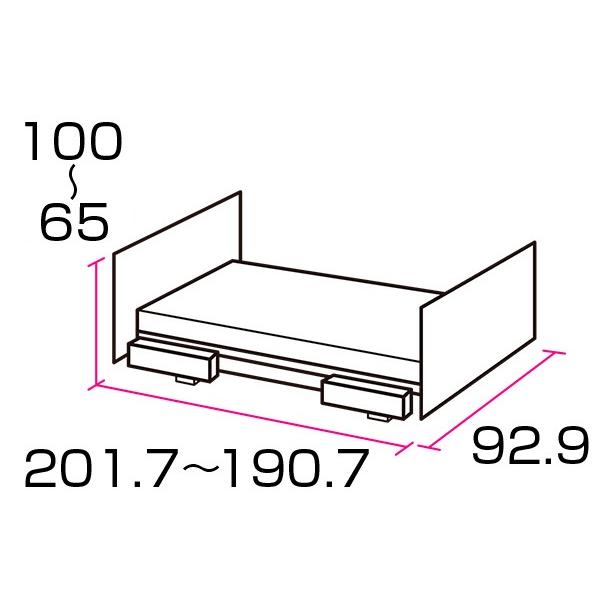 介護ベッド 電動ベッド クオラONE 2モーター 木製ボード スクエア 83cm